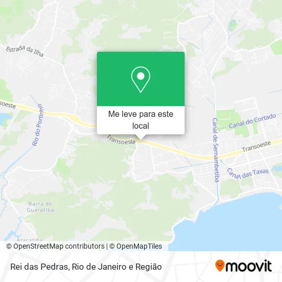 Rei das Pedras mapa