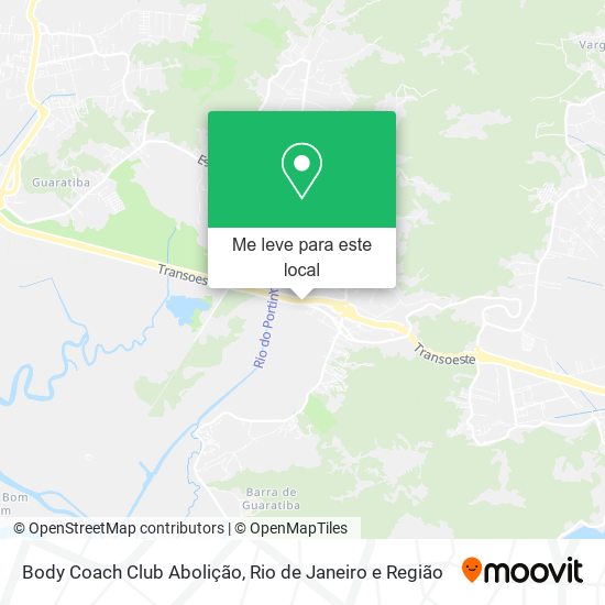 Body Coach Club Abolição mapa
