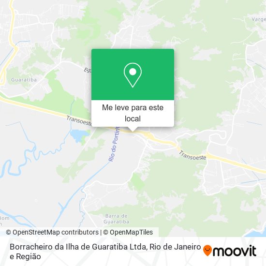 Borracheiro da Ilha de Guaratiba Ltda mapa