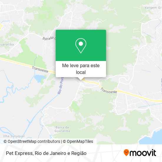 Pet Express mapa