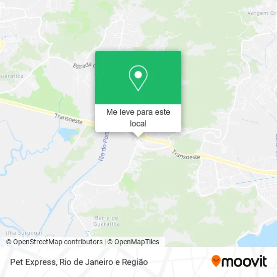 Pet Express mapa