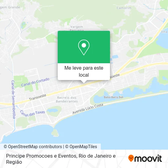 Principe Promocoes e Eventos mapa