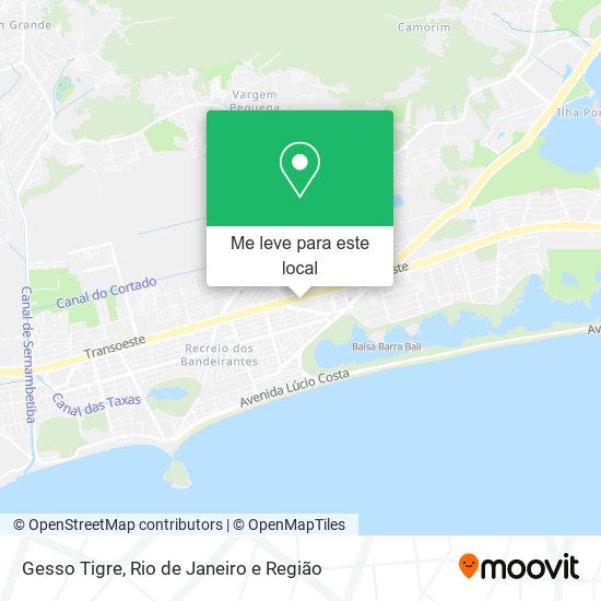 Gesso Tigre mapa