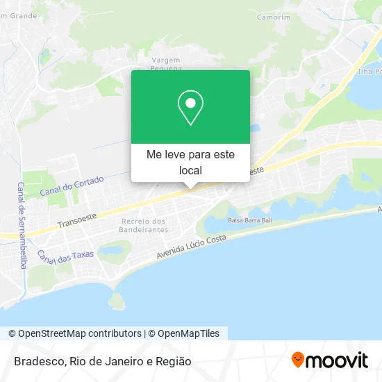 Bradesco mapa