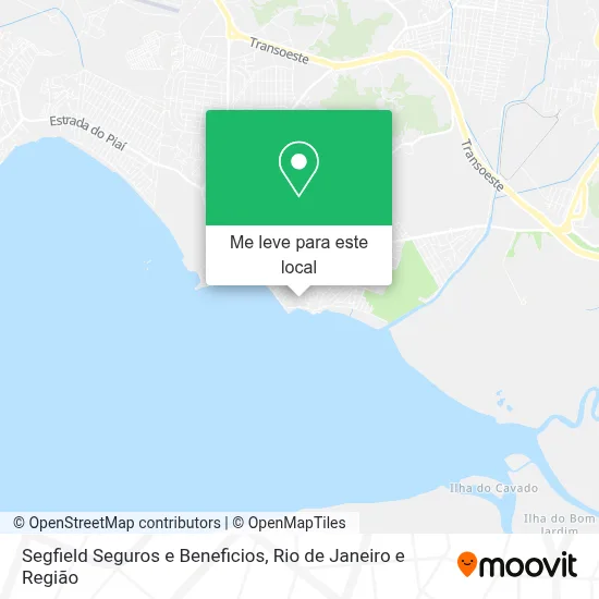 Segfield Seguros e Beneficios mapa