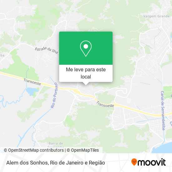 Alem dos Sonhos mapa