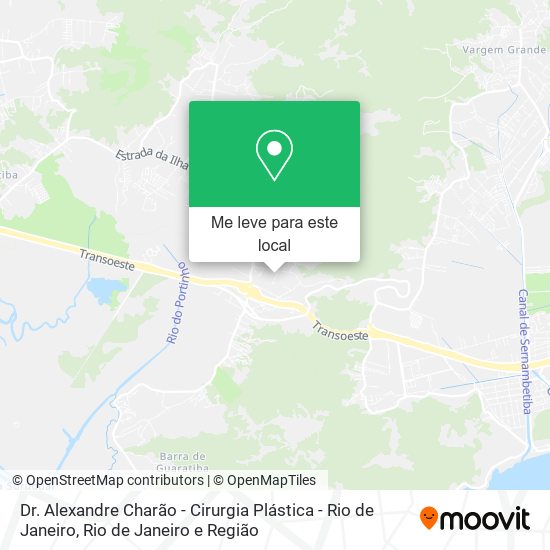 Dr. Alexandre Charão - Cirurgia Plástica - Rio de Janeiro mapa