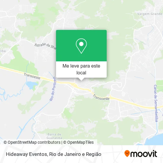 Hideaway Eventos mapa