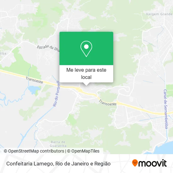 Confeitaria Lamego mapa