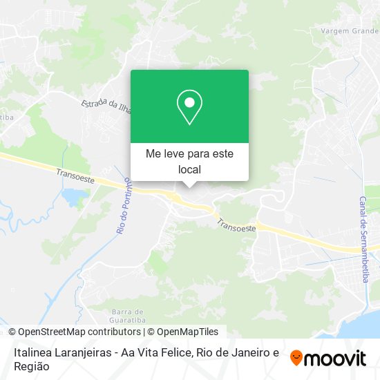 Italinea Laranjeiras - Aa Vita Felice mapa