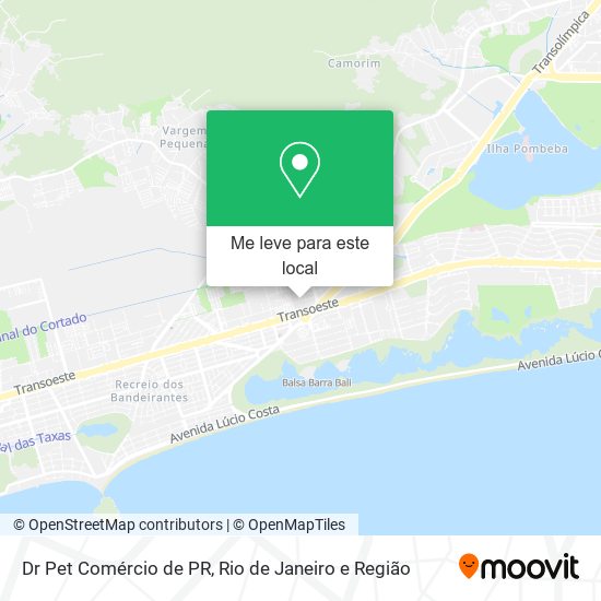 Dr Pet Comércio de PR mapa