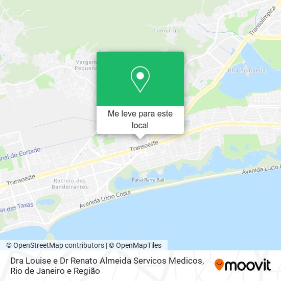 Dra Louise e Dr Renato Almeida Servicos Medicos mapa