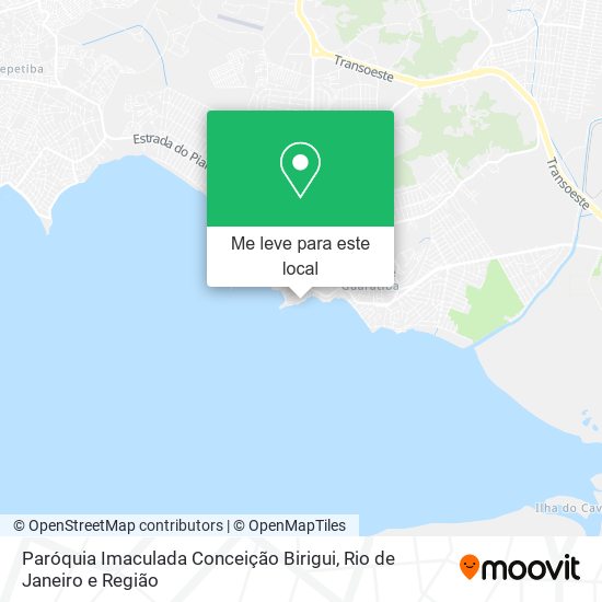 Paróquia Imaculada Conceição Birigui mapa