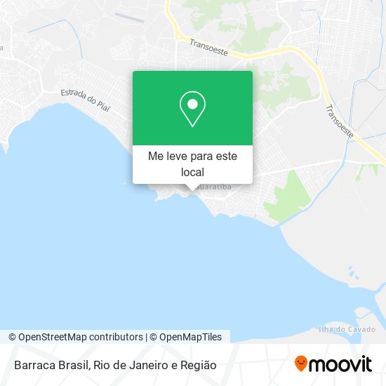 Barraca Brasil mapa