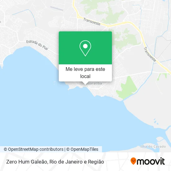 Zero Hum Galeão mapa