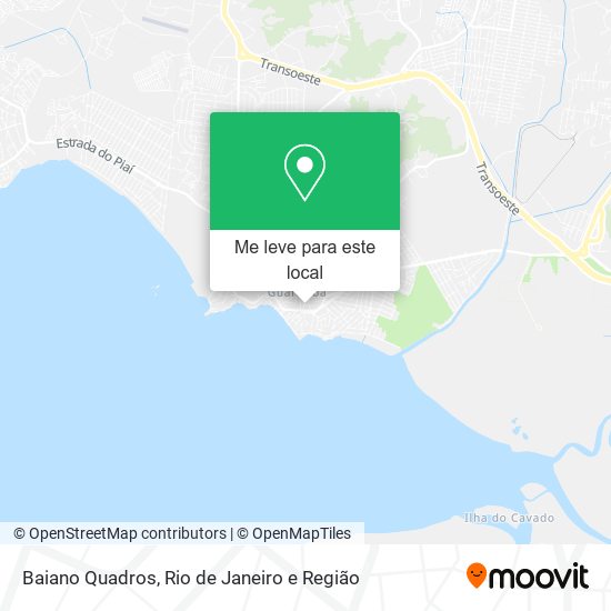 Baiano Quadros mapa