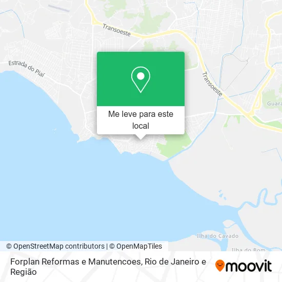 Forplan Reformas e Manutencoes mapa