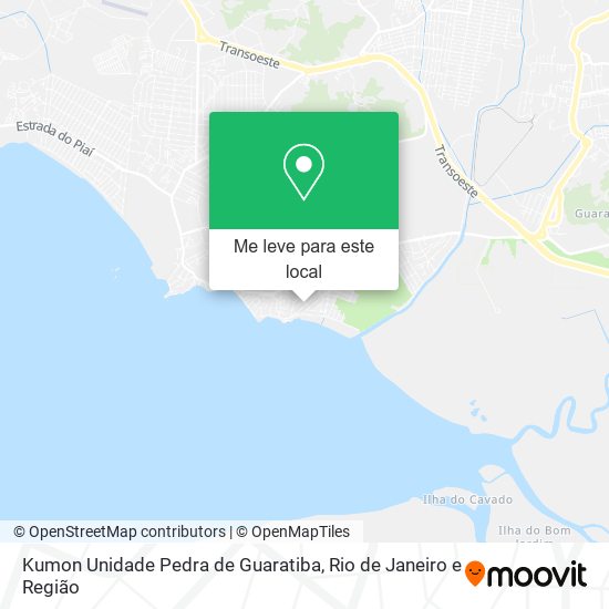 Kumon Unidade Pedra de Guaratiba mapa