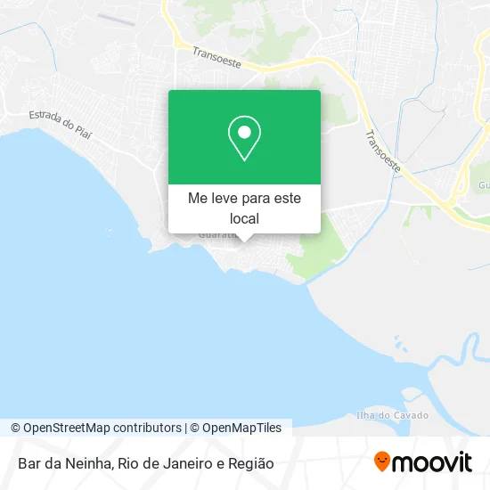 Bar da Neinha mapa