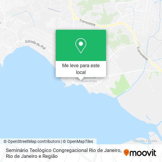 Seminário Teológico Congregacional Rio de Janeiro mapa
