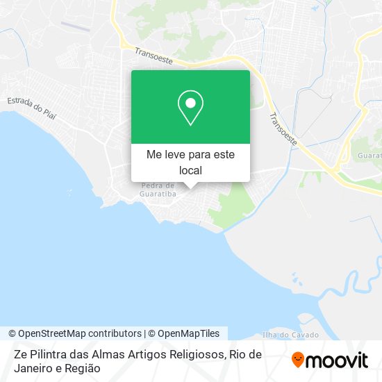 Ze Pilintra das Almas Artigos Religiosos mapa