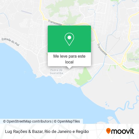 Lug Rações & Bazar mapa