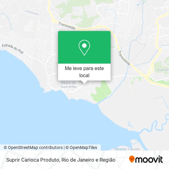 Suprir Carioca Produto mapa