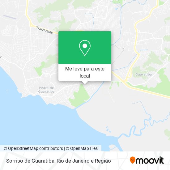 Sorriso de Guaratiba mapa