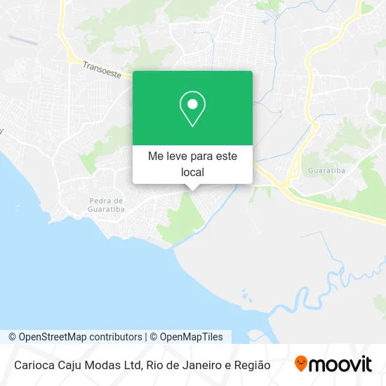 Carioca Caju Modas Ltd mapa