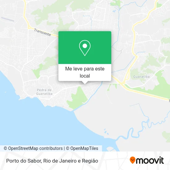 Porto do Sabor mapa