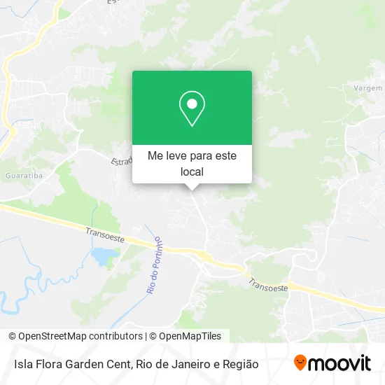 Isla Flora Garden Cent mapa