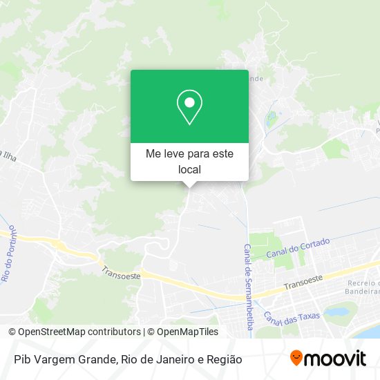 Pib Vargem Grande mapa