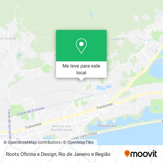 Roots Oficina e Design mapa