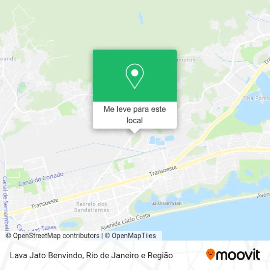 Lava Jato Benvindo mapa