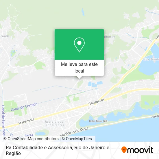 Ra Contabilidade e Assessoria mapa