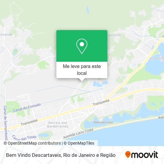 Bem Vindo Descartaveis mapa