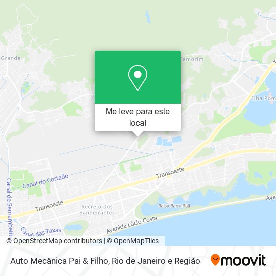 Auto Mecânica Pai & Filho mapa