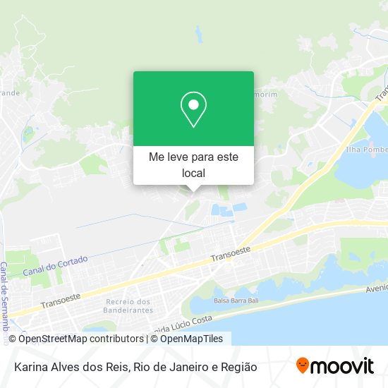 Karina Alves dos Reis mapa