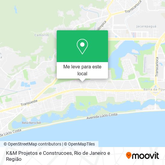 K&M Projetos e Construcoes mapa