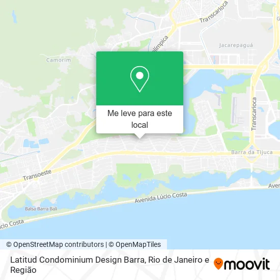 Latitud Condominium Design Barra mapa