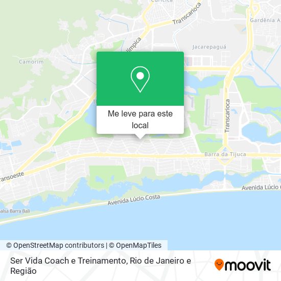 Ser Vida Coach e Treinamento mapa