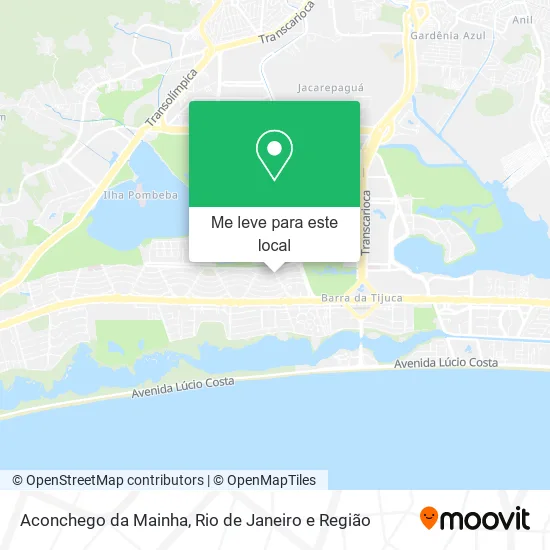 Aconchego da Mainha mapa