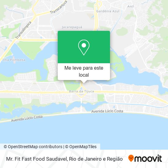 Mr. Fit Fast Food Saudavel mapa