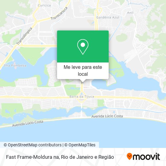 Fast Frame-Moldura na mapa