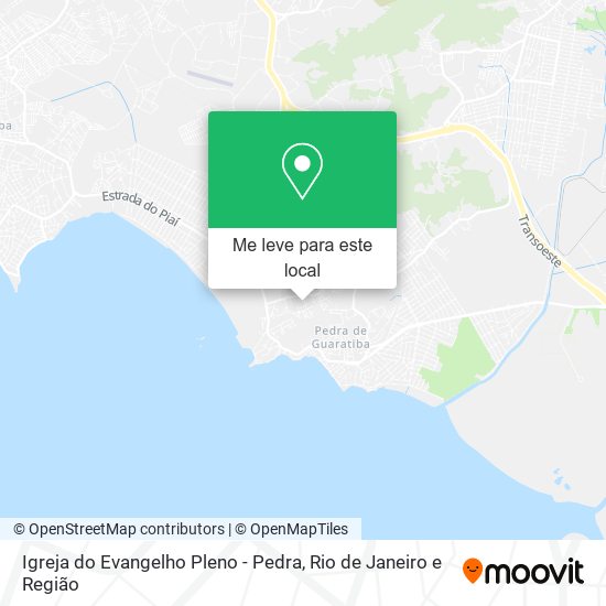 Igreja do Evangelho Pleno - Pedra mapa