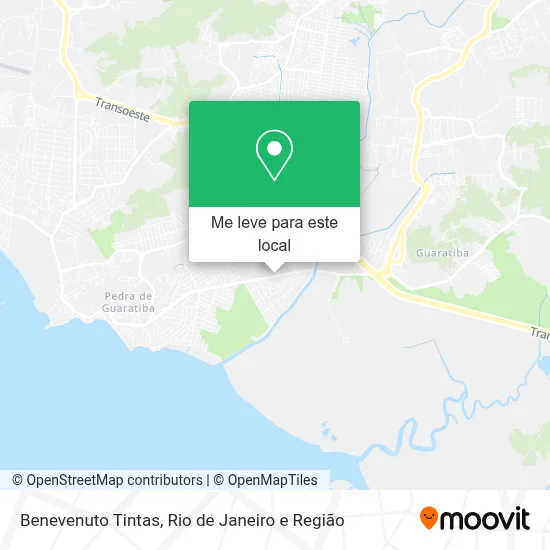 Benevenuto Tintas mapa