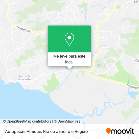 Autopecas Piraque mapa