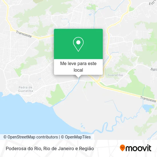 Poderosa do Rio mapa