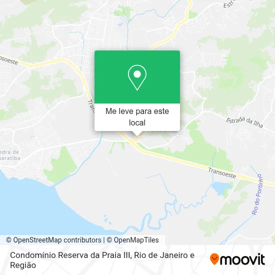 Condomínio Reserva da Praia III mapa