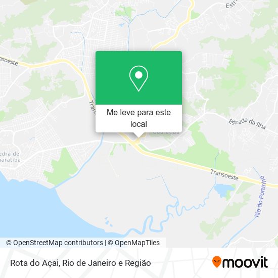Rota do Açai mapa